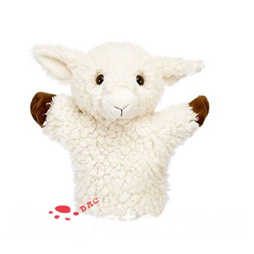 kleine Schafhandpuppe little sheep hand puppet